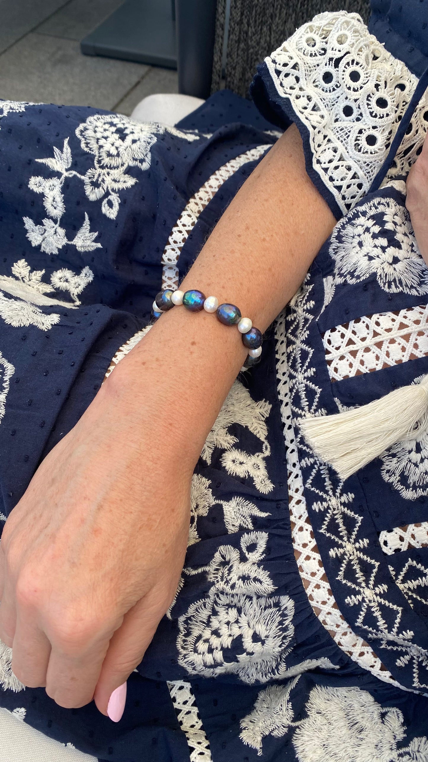 Süßwasserperlen Armband