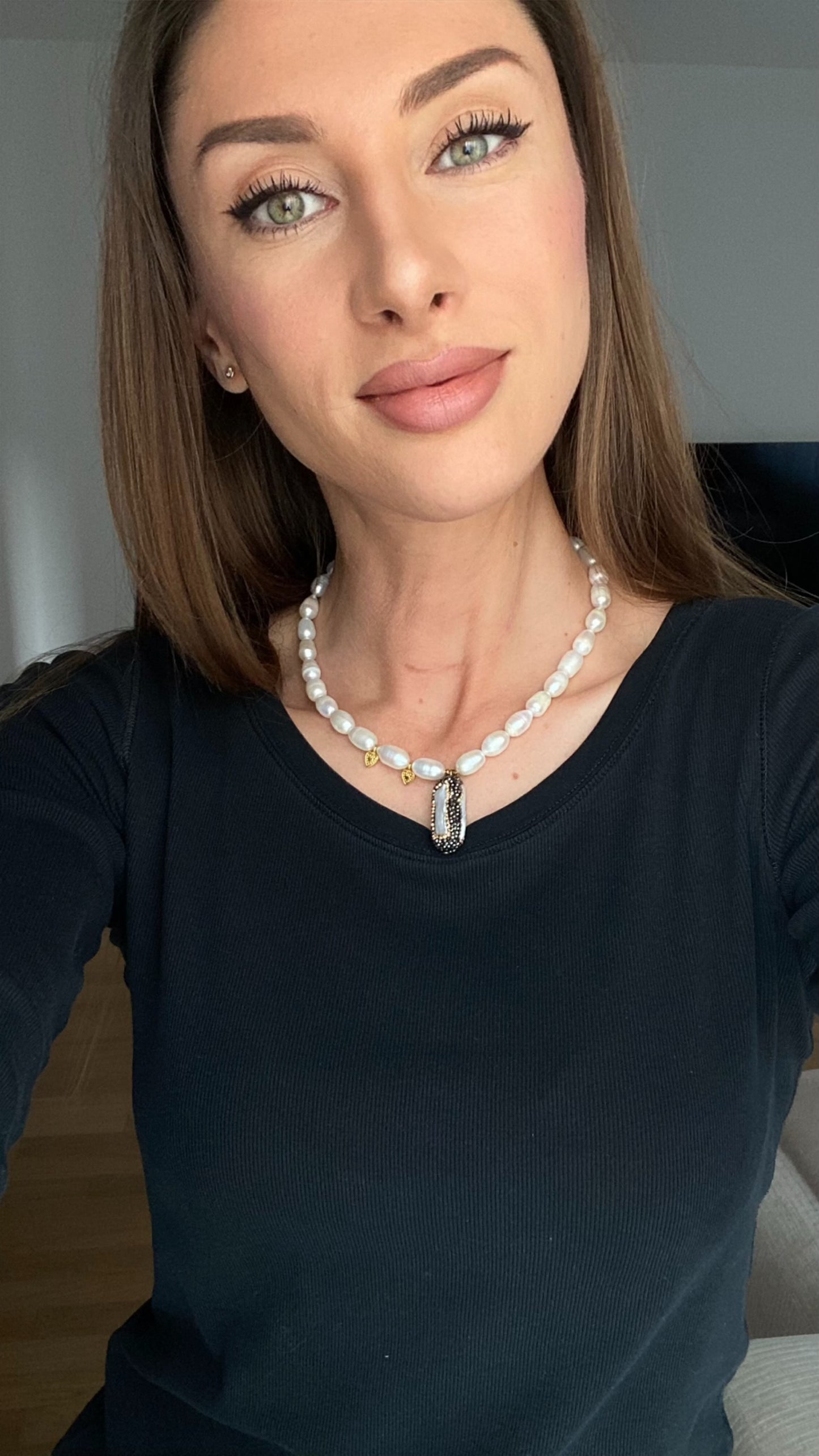 Perlenkette mit Anänger